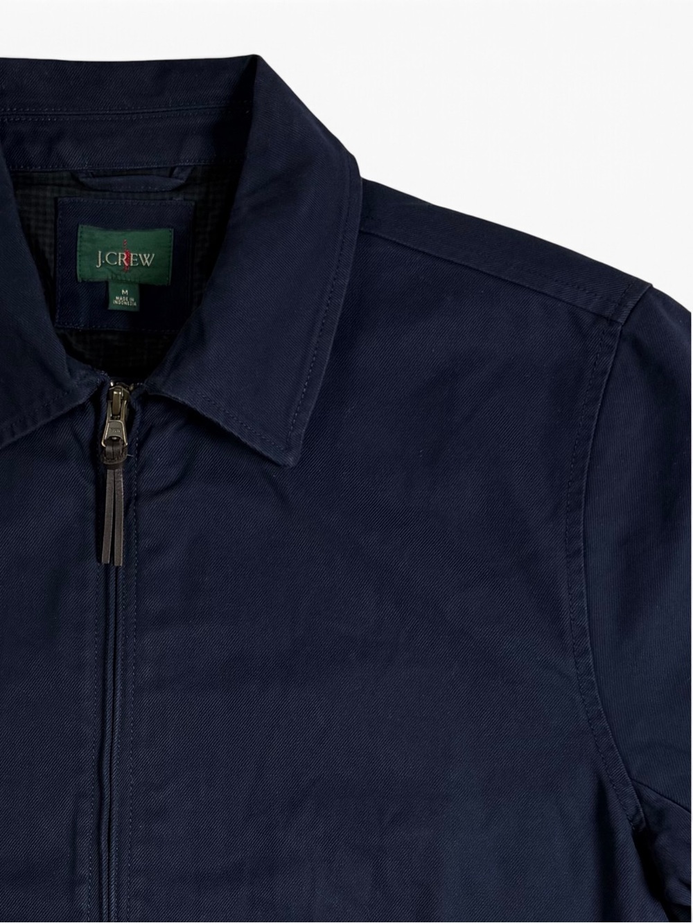 J.Crew NWOT Harrington Jacket in Cotton Twill Navy Men’s Medium